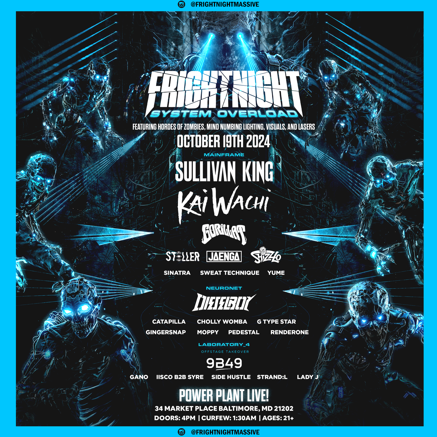 Fright Night Massive 2024 'System Overload' - Baltimore — Steez Promo